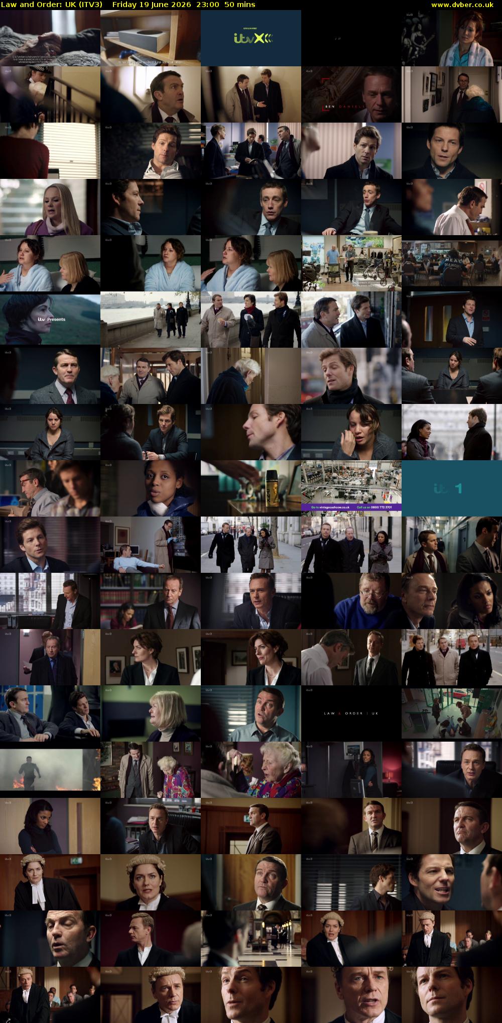 Law and Order: UK (ITV3) Friday 19 June 2026 23:00 - 23:50