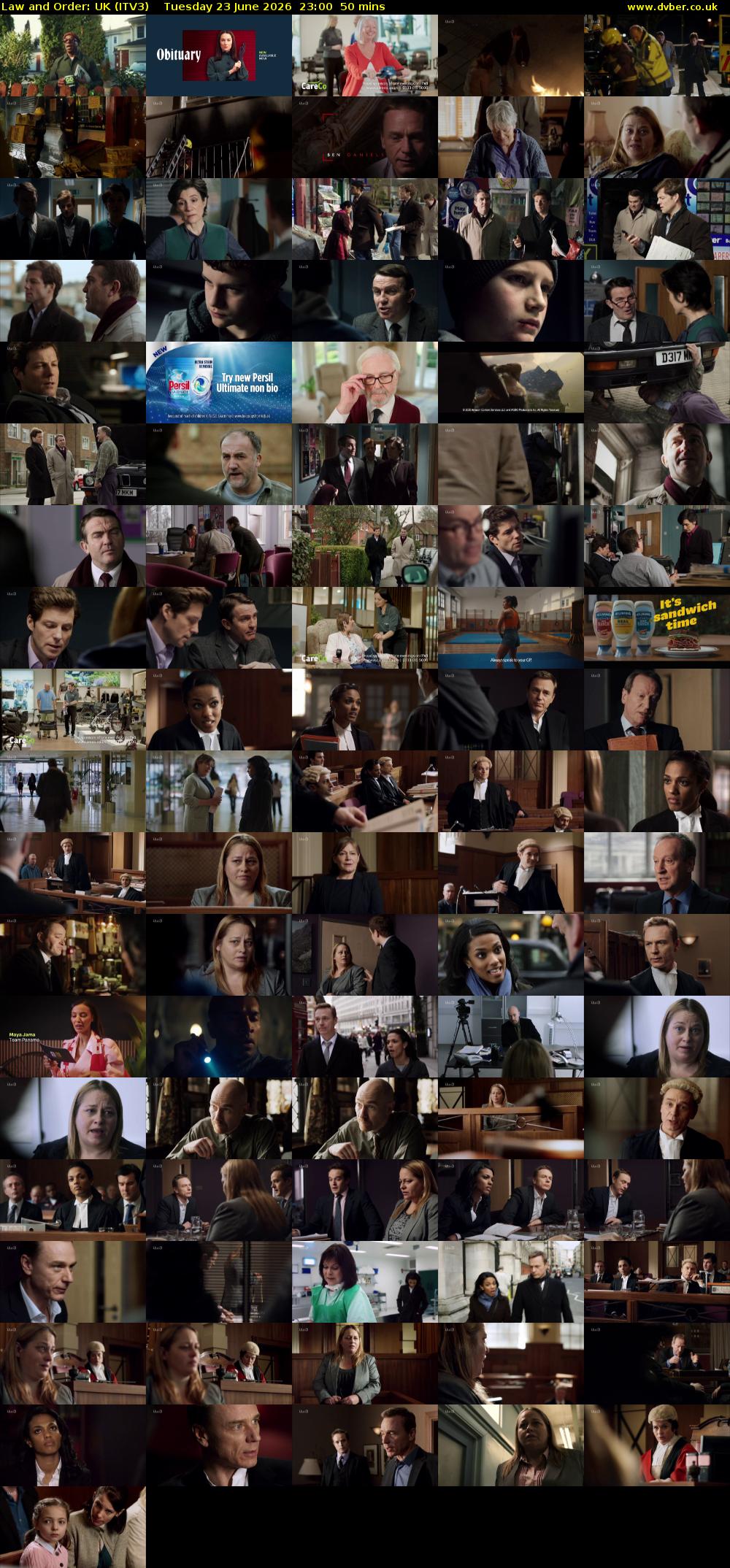 Law and Order: UK (ITV3) Tuesday 23 June 2026 23:00 - 23:50