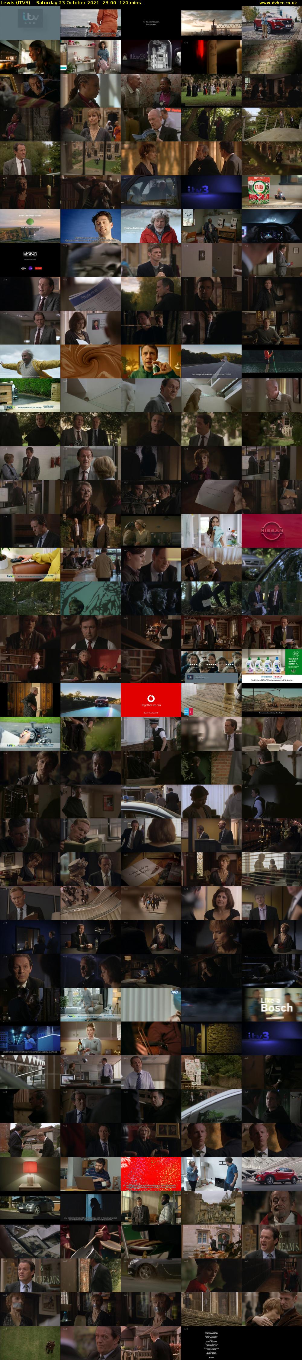 Lewis (ITV3) Saturday 23 October 2021 23:00 - 01:00