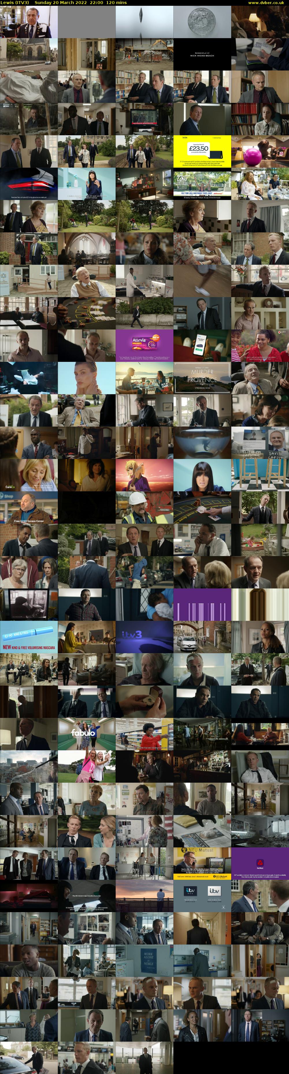 Lewis (ITV3) Sunday 20 March 2022 22:00 - 00:00