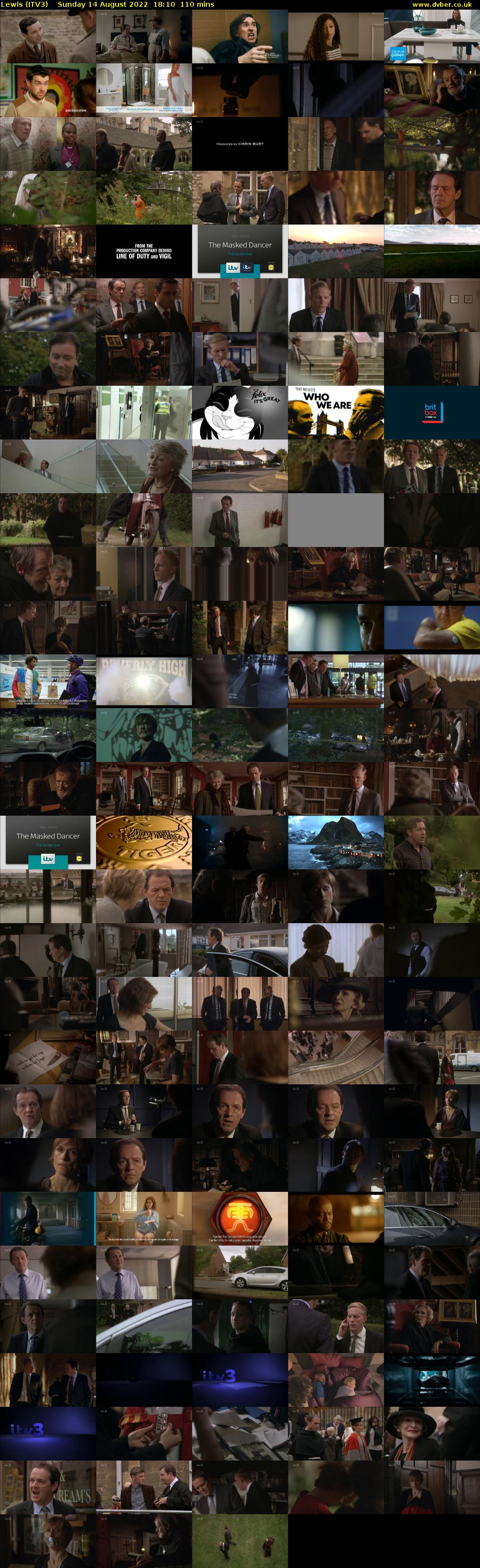 Lewis (ITV3) Sunday 14 August 2022 18:10 - 20:00