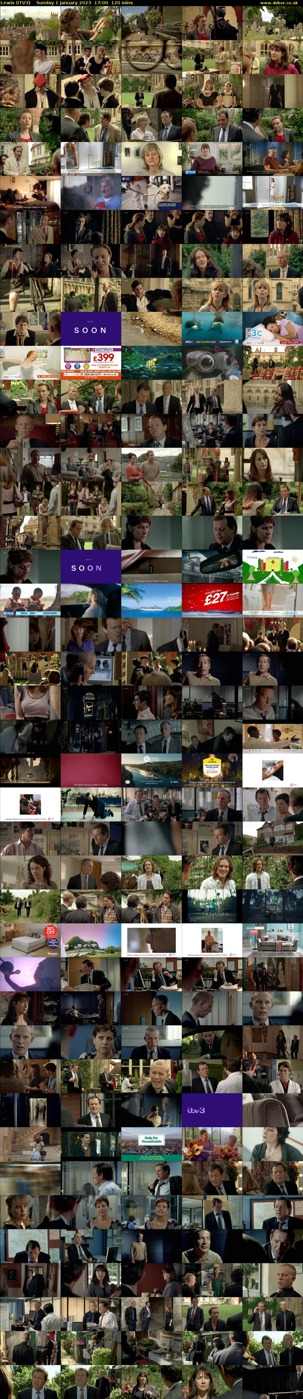 Lewis (ITV3) Sunday 1 January 2023 17:00 - 19:00