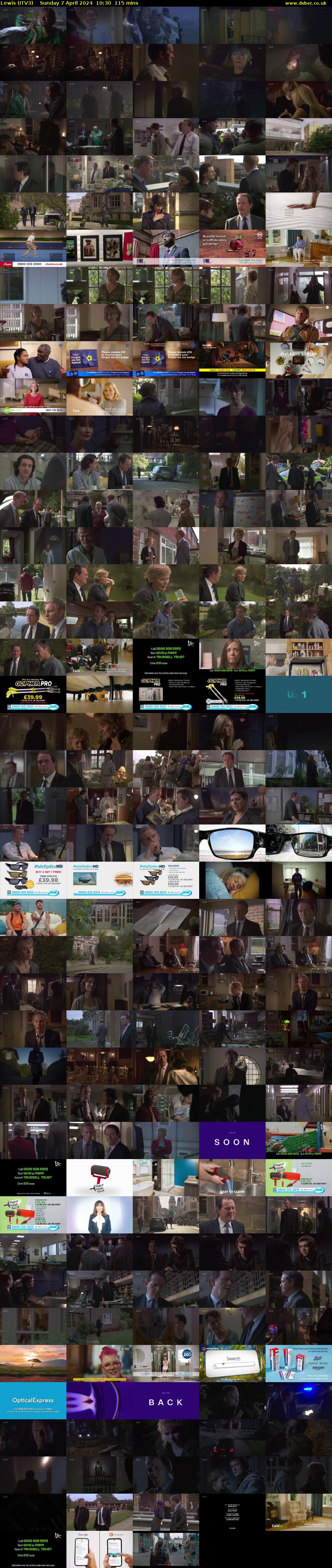 Lewis (ITV3) Sunday 7 April 2024 10:30 - 12:25