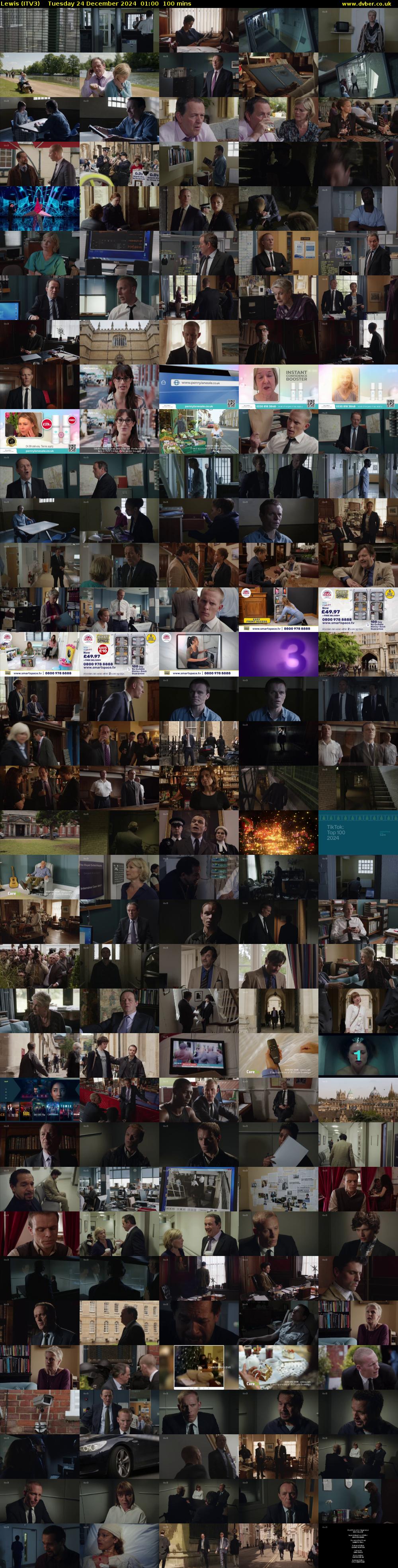 Lewis (ITV3) Tuesday 24 December 2024 01:00 - 02:40