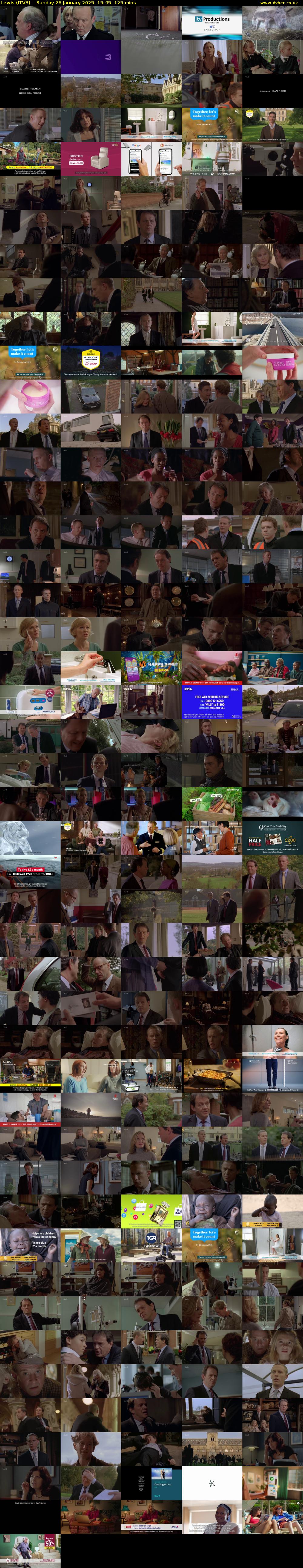 Lewis (ITV3) Sunday 26 January 2025 15:45 - 17:50