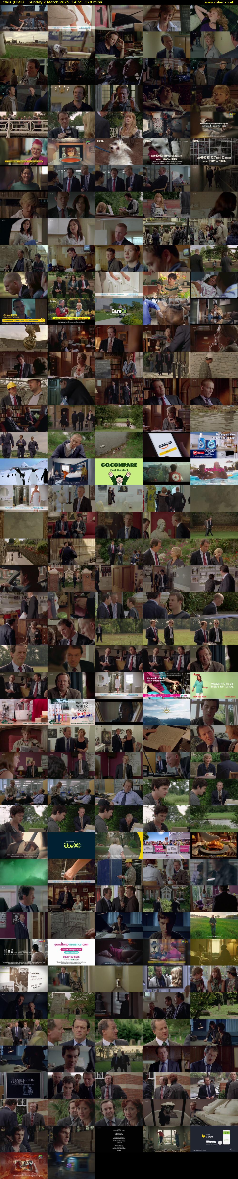 Lewis (ITV3) Sunday 2 March 2025 14:55 - 16:55