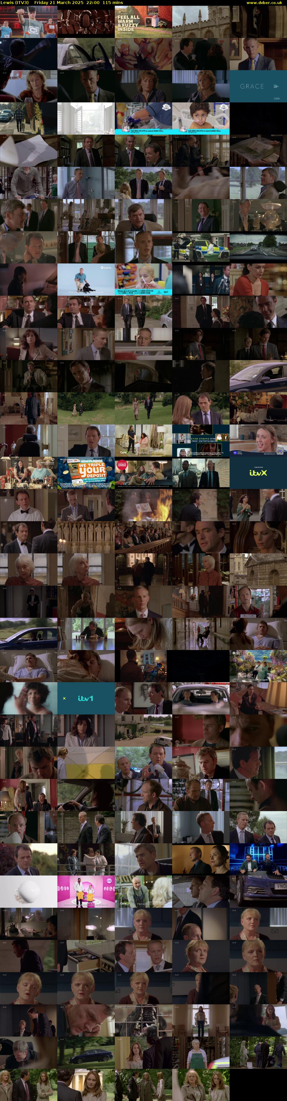 Lewis (ITV3) Friday 21 March 2025 22:00 - 23:55
