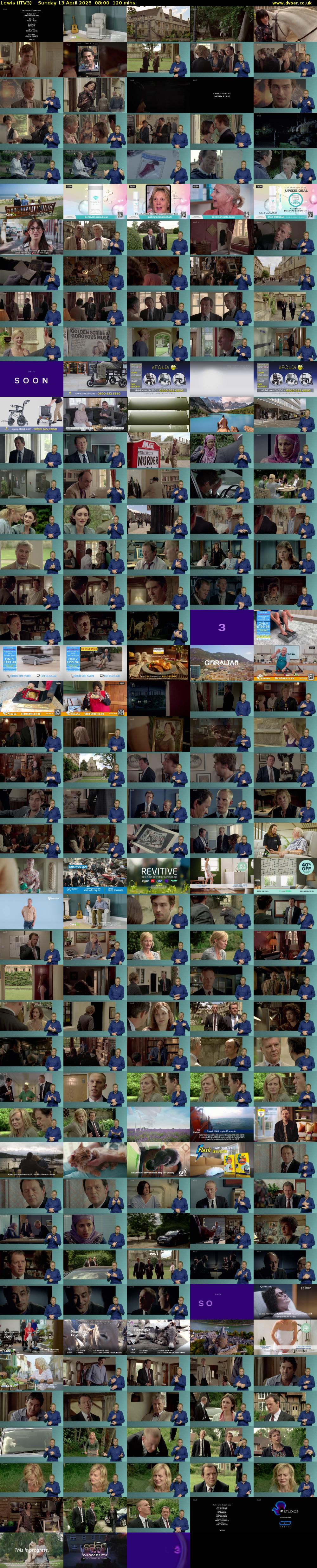 Lewis (ITV3) Sunday 13 April 2025 08:00 - 10:00