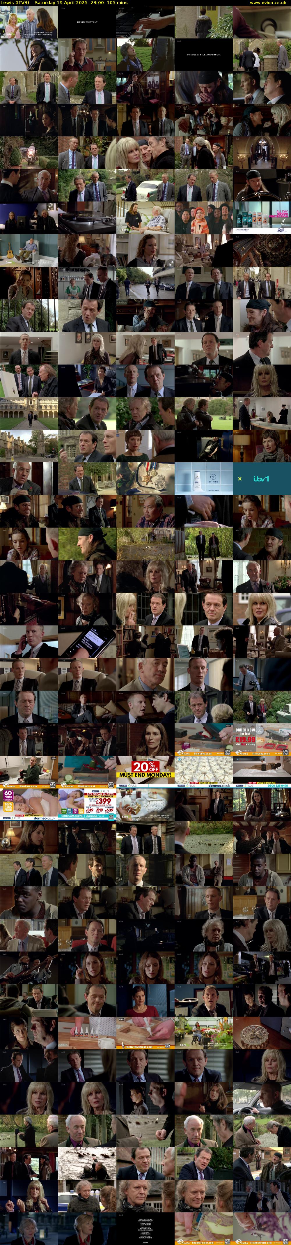 Lewis (ITV3) Saturday 19 April 2025 23:00 - 00:45