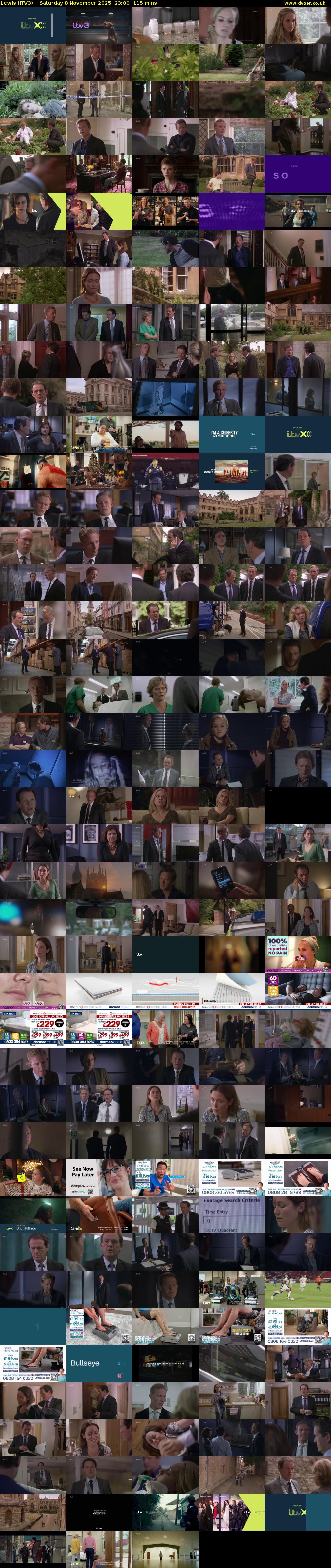 Lewis (ITV3) Saturday 8 November 2025 23:00 - 00:55
