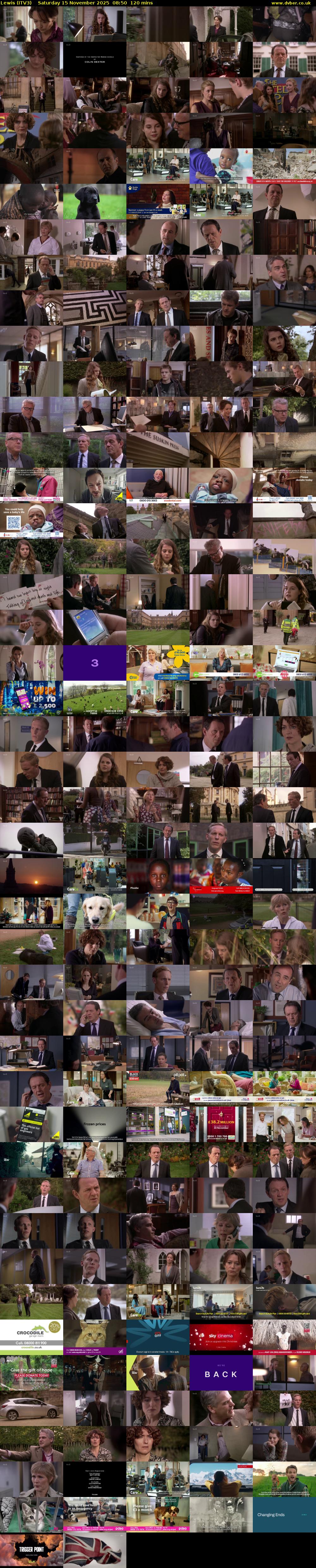 Lewis (ITV3) Saturday 15 November 2025 08:50 - 10:50