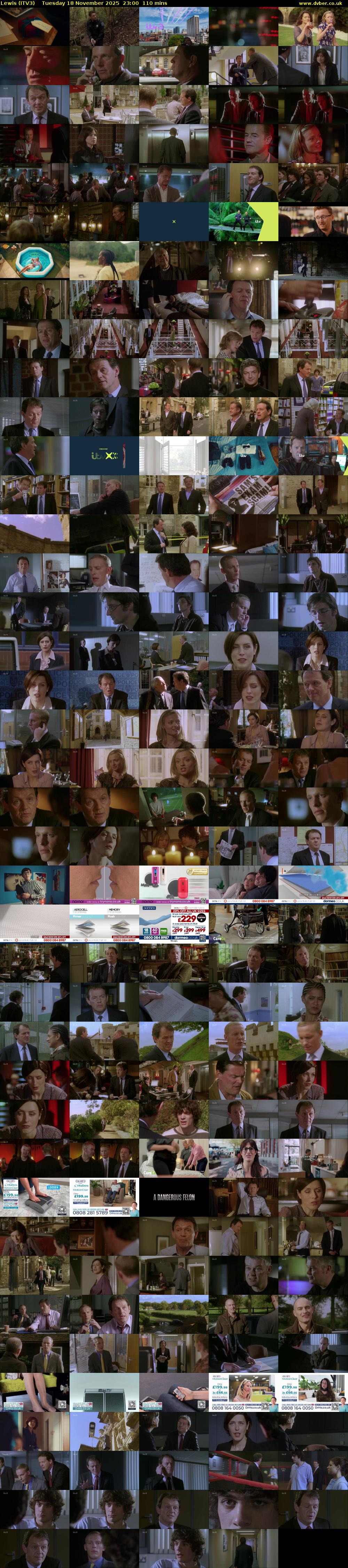 Lewis (ITV3) Tuesday 18 November 2025 23:00 - 00:50