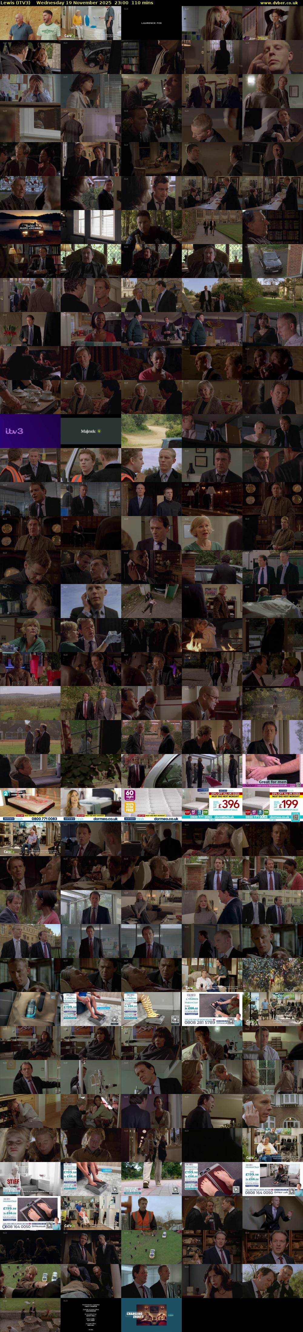 Lewis (ITV3) Wednesday 19 November 2025 23:00 - 00:50