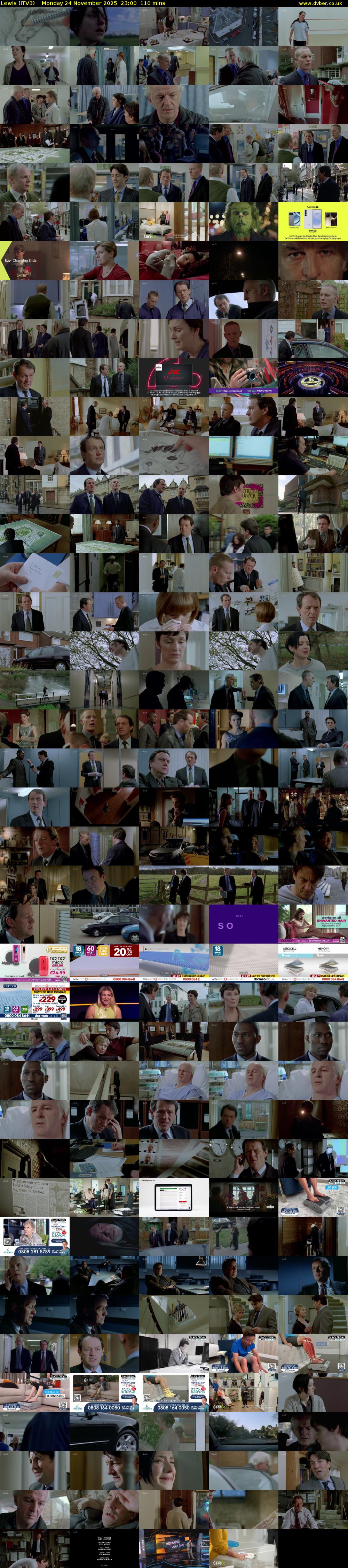 Lewis (ITV3) Monday 24 November 2025 23:00 - 00:50