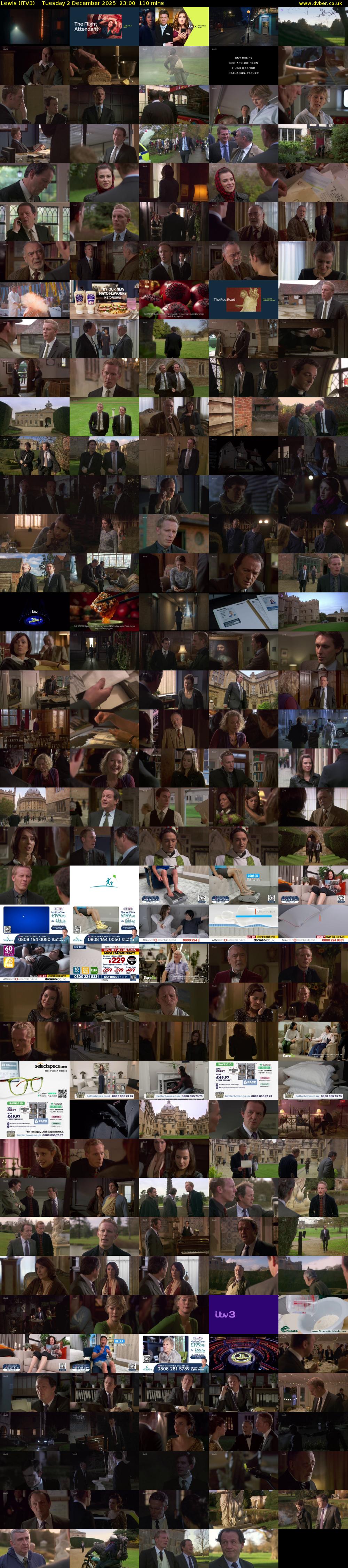 Lewis (ITV3) Tuesday 2 December 2025 23:00 - 00:50