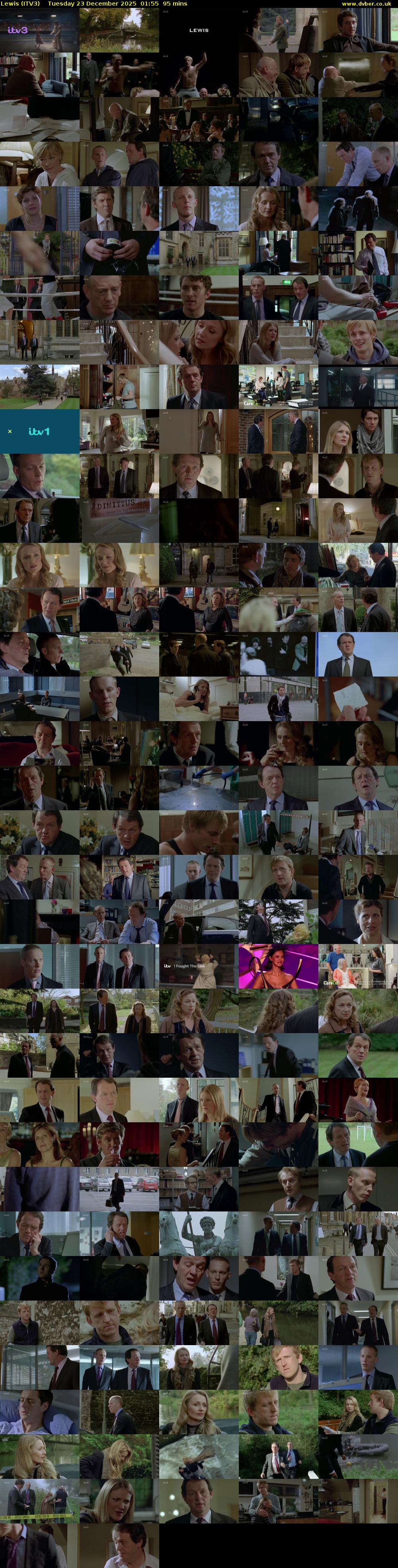 Lewis (ITV3) Tuesday 23 December 2025 01:55 - 03:30