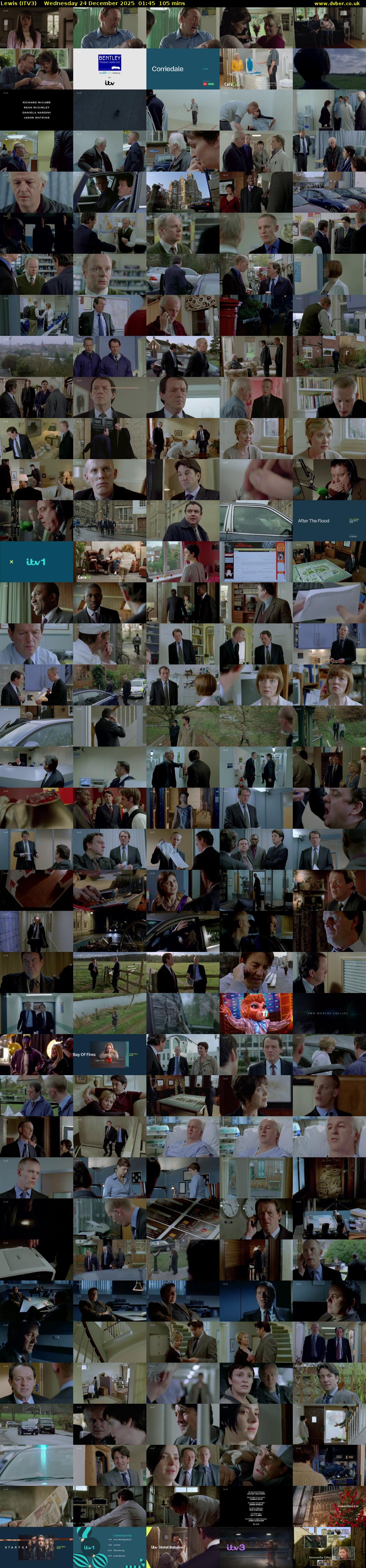 Lewis (ITV3) Wednesday 24 December 2025 01:45 - 03:30