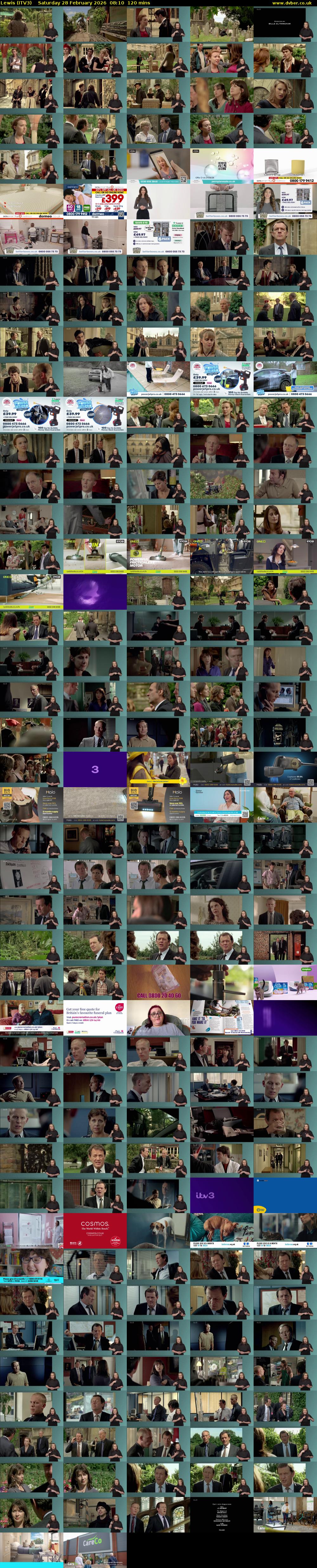 Lewis (ITV3) Saturday 28 February 2026 08:10 - 10:10