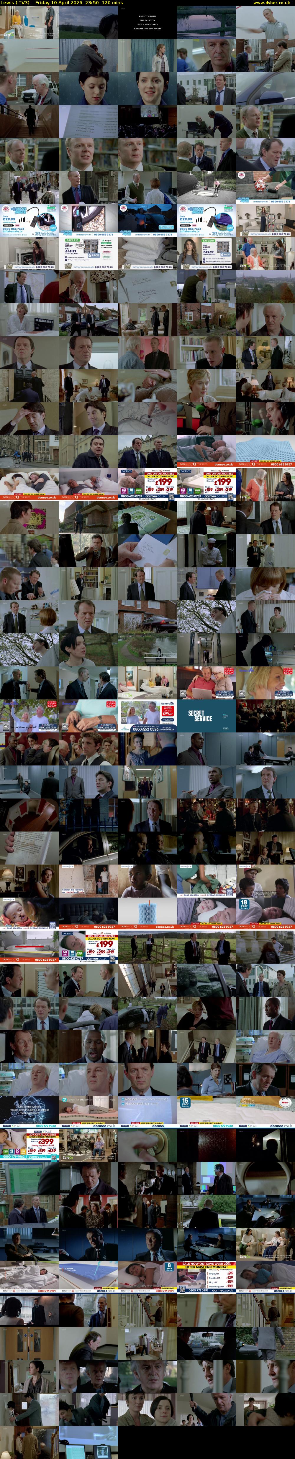 Lewis (ITV3) Friday 10 April 2026 23:50 - 01:50