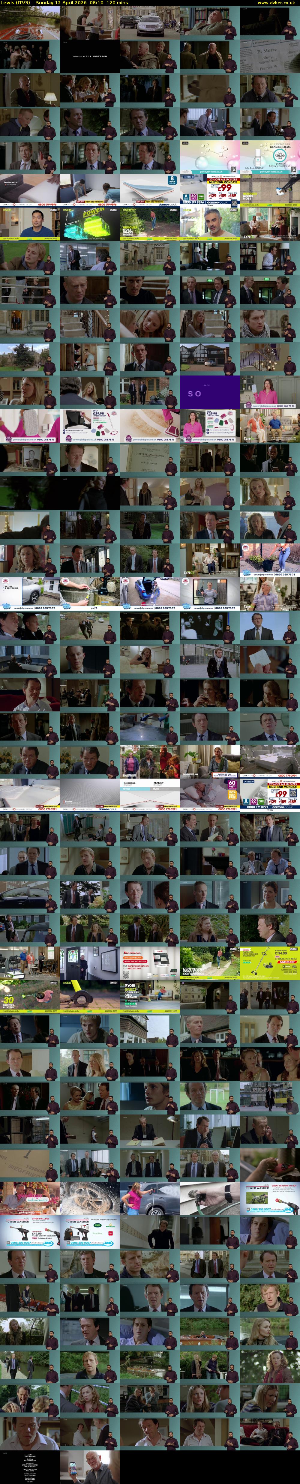 Lewis (ITV3) Sunday 12 April 2026 08:10 - 10:10