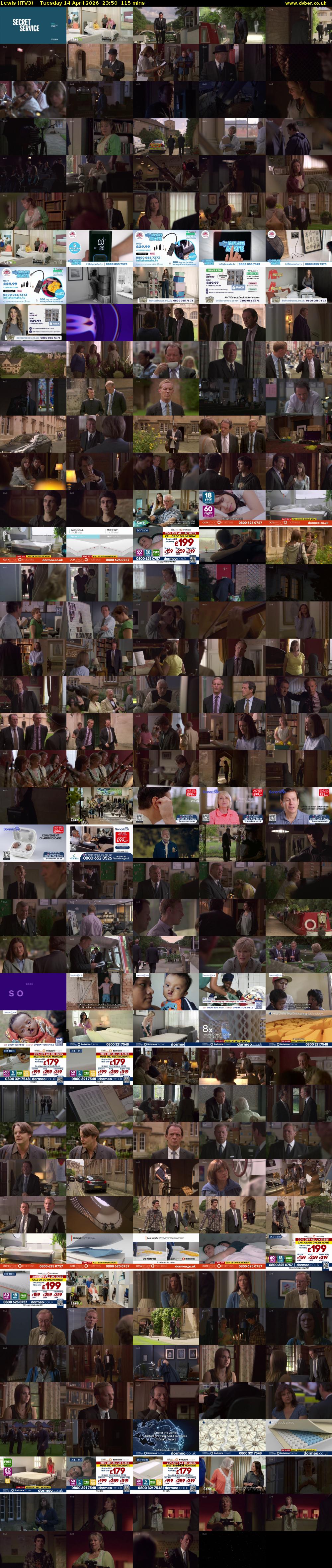 Lewis (ITV3) Tuesday 14 April 2026 23:50 - 01:45