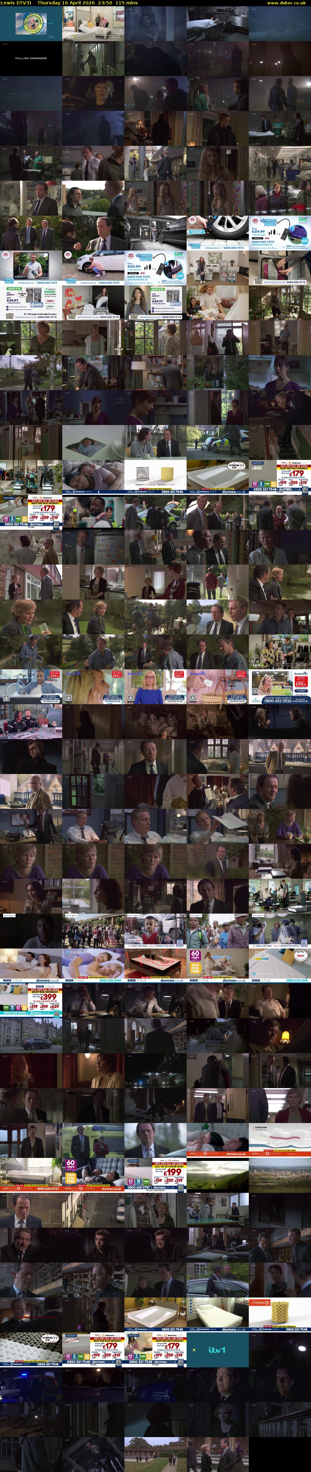 Lewis (ITV3) Thursday 16 April 2026 23:50 - 01:45