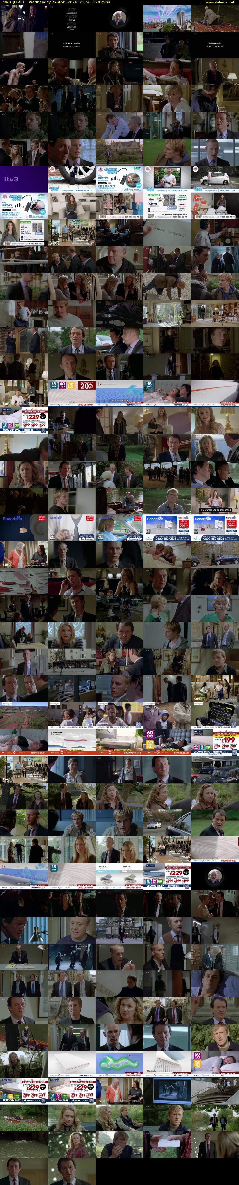 Lewis (ITV3) Wednesday 22 April 2026 23:50 - 01:50
