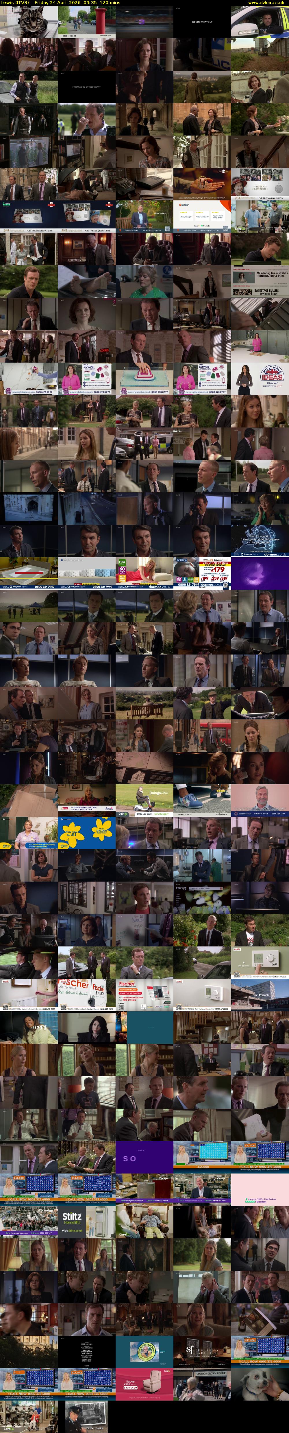 Lewis (ITV3) Friday 24 April 2026 09:35 - 11:35