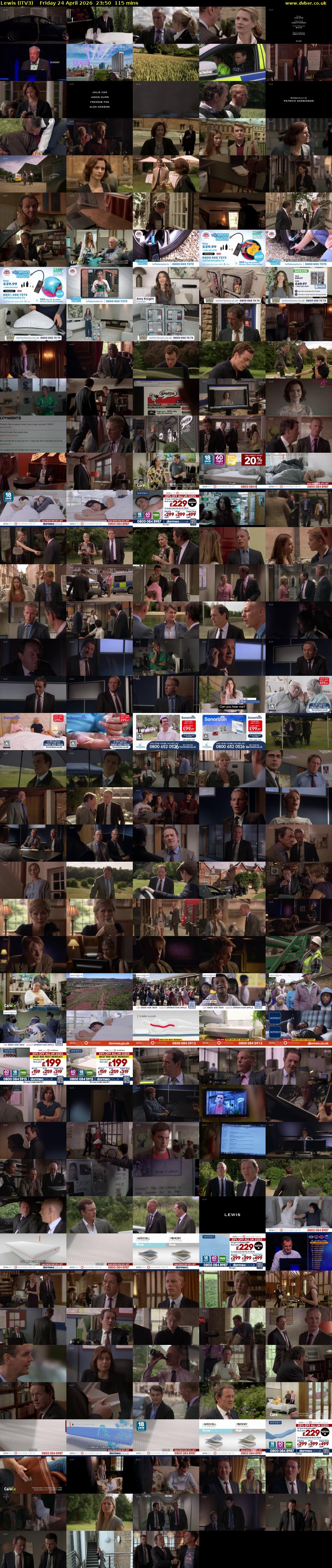 Lewis (ITV3) Friday 24 April 2026 23:50 - 01:45