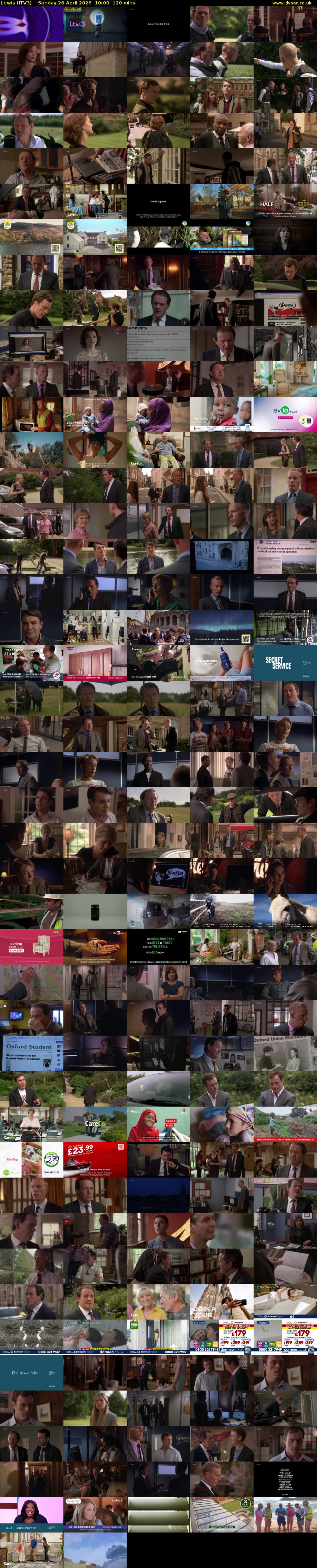 Lewis (ITV3) Sunday 26 April 2026 10:00 - 12:00