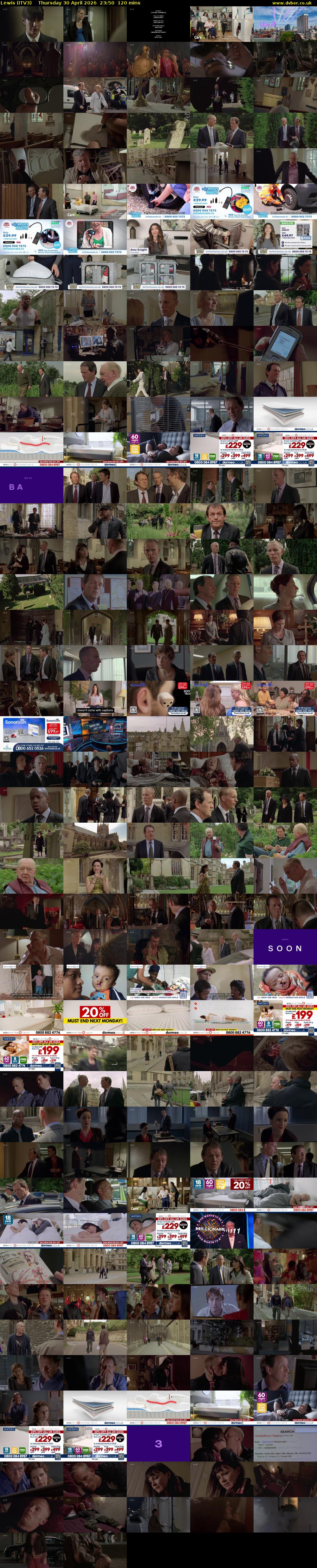 Lewis (ITV3) Thursday 30 April 2026 23:50 - 01:50