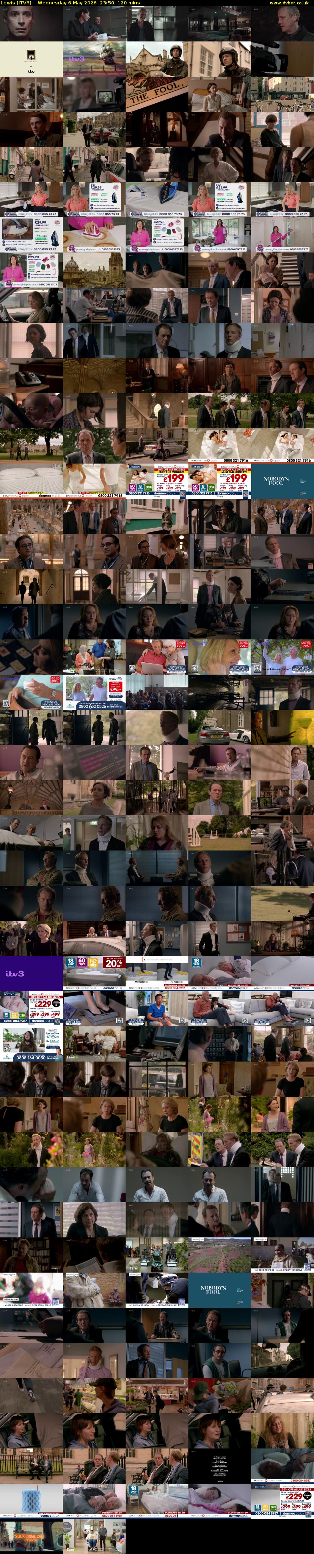 Lewis (ITV3) Wednesday 6 May 2026 23:50 - 01:50