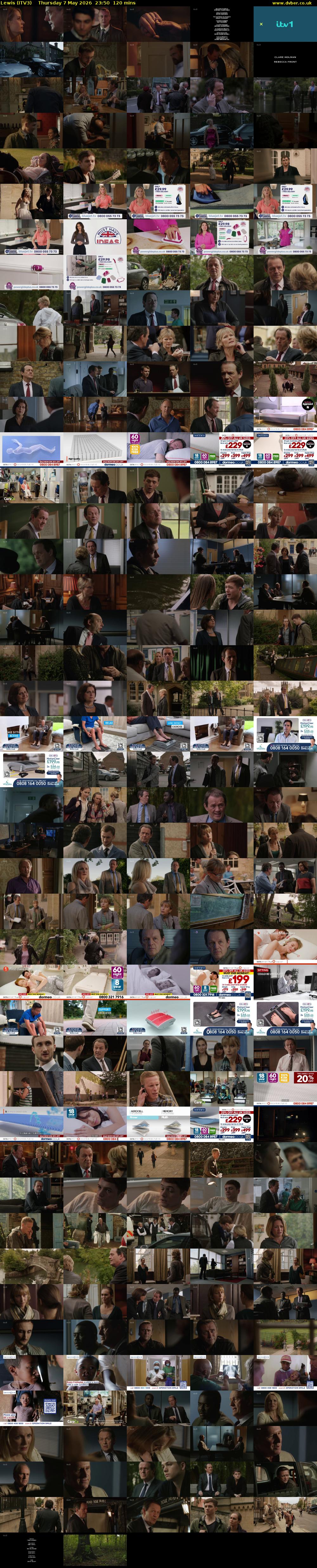 Lewis (ITV3) Thursday 7 May 2026 23:50 - 01:50