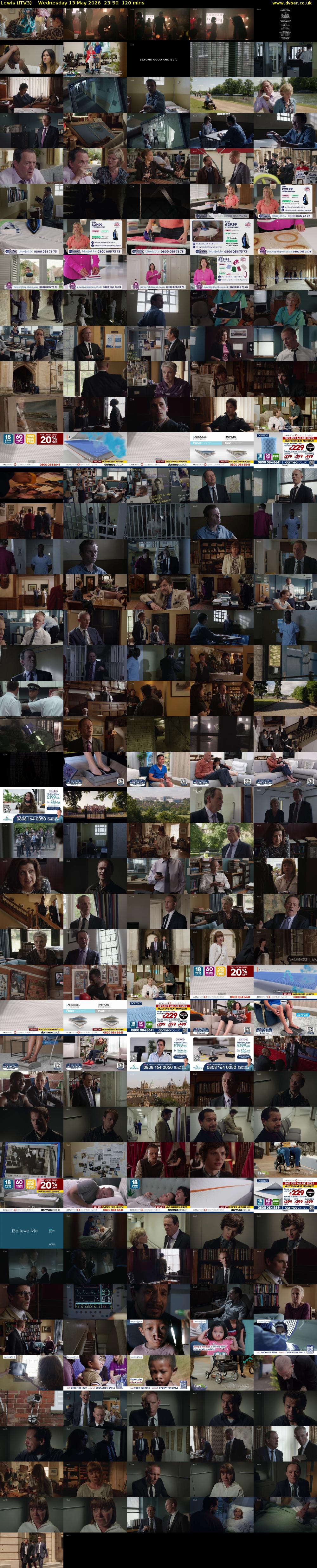 Lewis (ITV3) Wednesday 13 May 2026 23:50 - 01:50