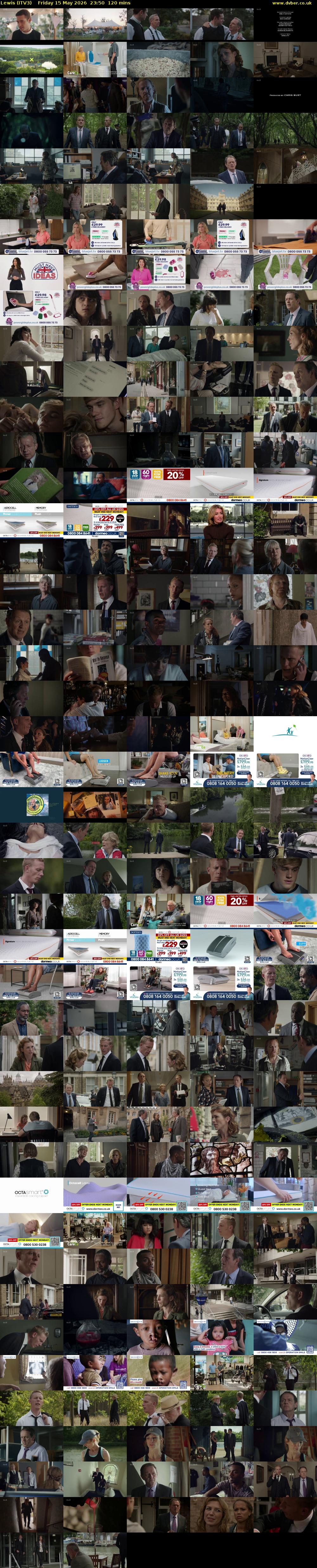 Lewis (ITV3) Friday 15 May 2026 23:50 - 01:50