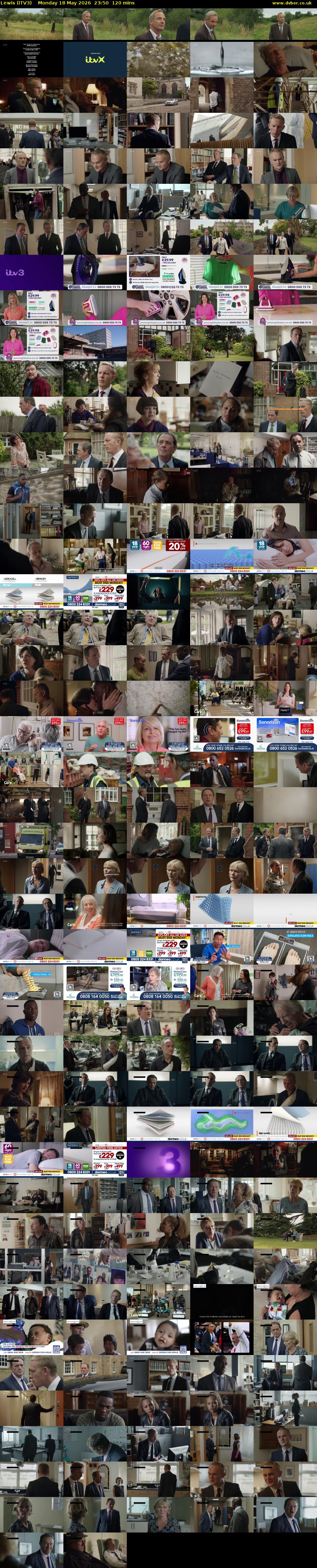 Lewis (ITV3) Monday 18 May 2026 23:50 - 01:50