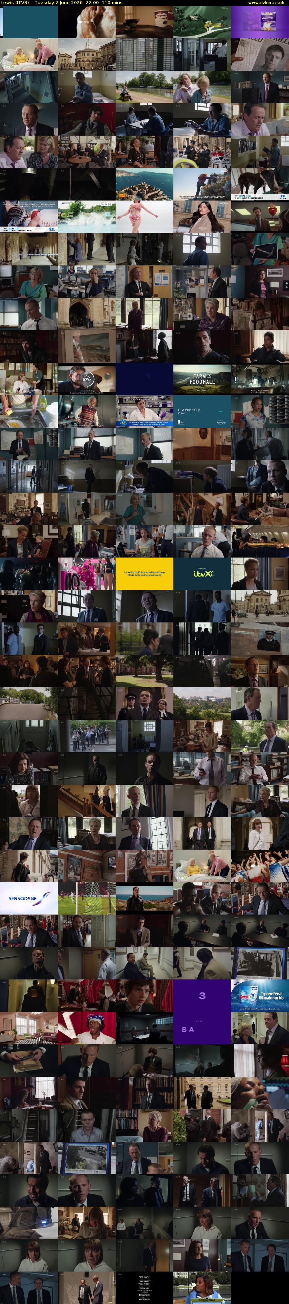 Lewis (ITV3) Tuesday 2 June 2026 22:00 - 23:50