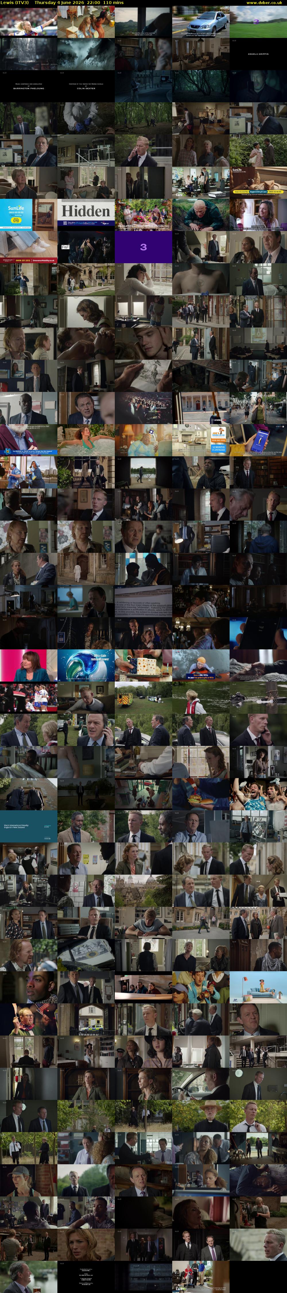 Lewis (ITV3) Thursday 4 June 2026 22:00 - 23:50