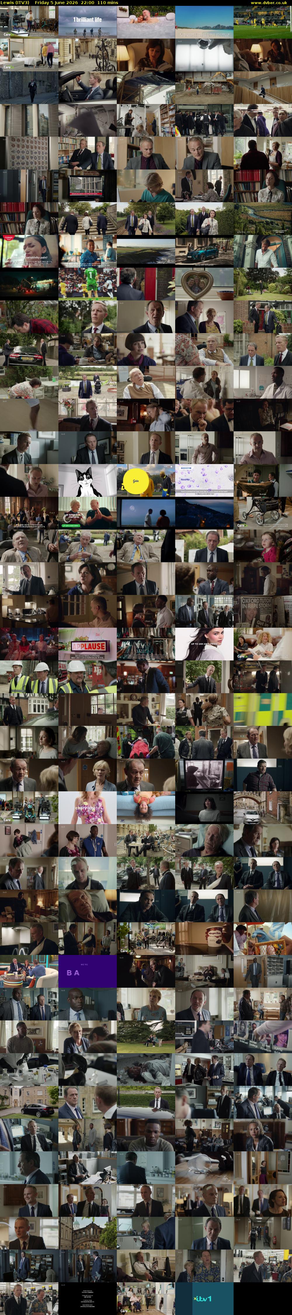 Lewis (ITV3) Friday 5 June 2026 22:00 - 23:50