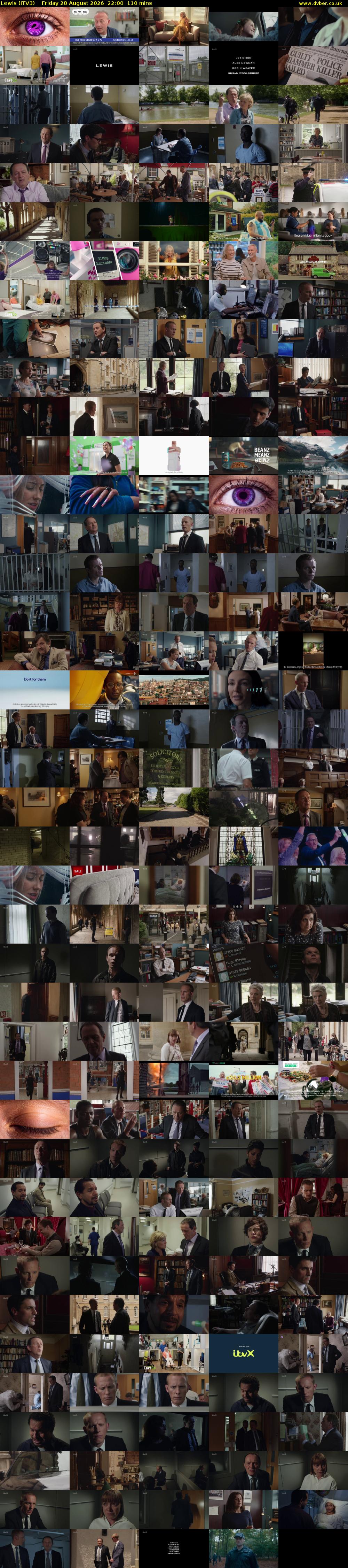 Lewis (ITV3) Friday 28 August 2026 22:00 - 23:50