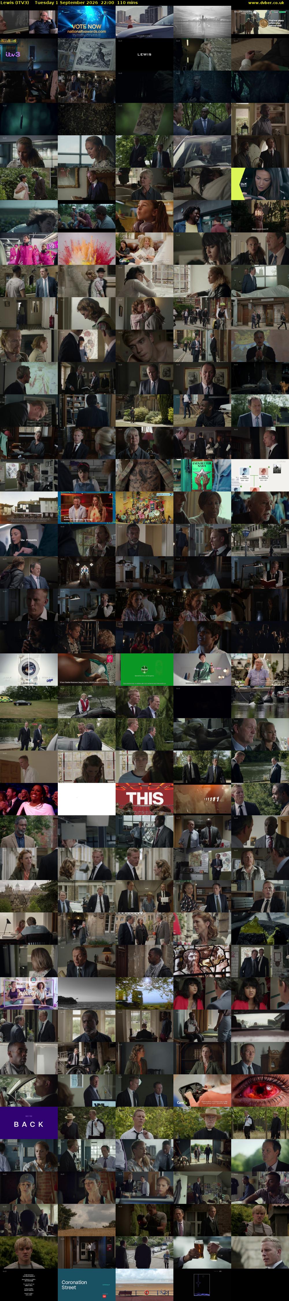 Lewis (ITV3) Tuesday 1 September 2026 22:00 - 23:50