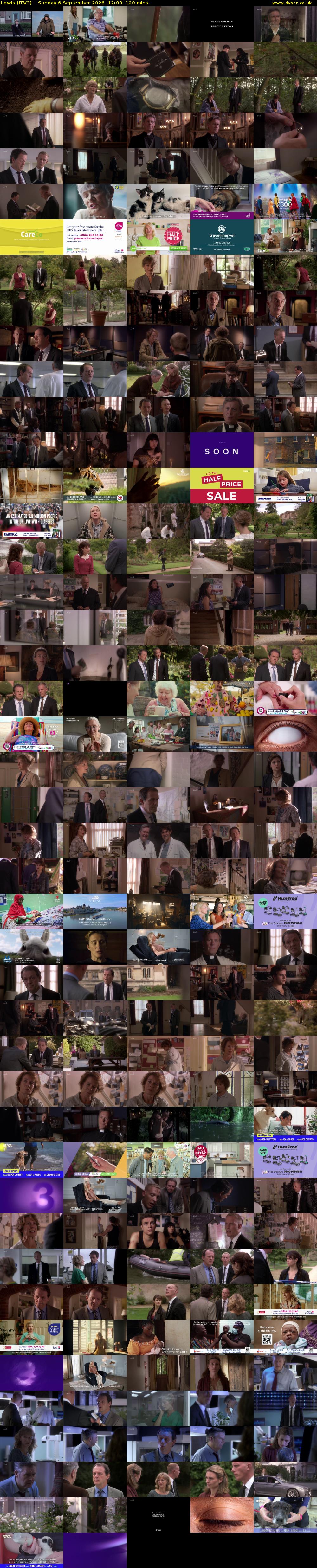 Lewis (ITV3) Sunday 6 September 2026 12:00 - 14:00