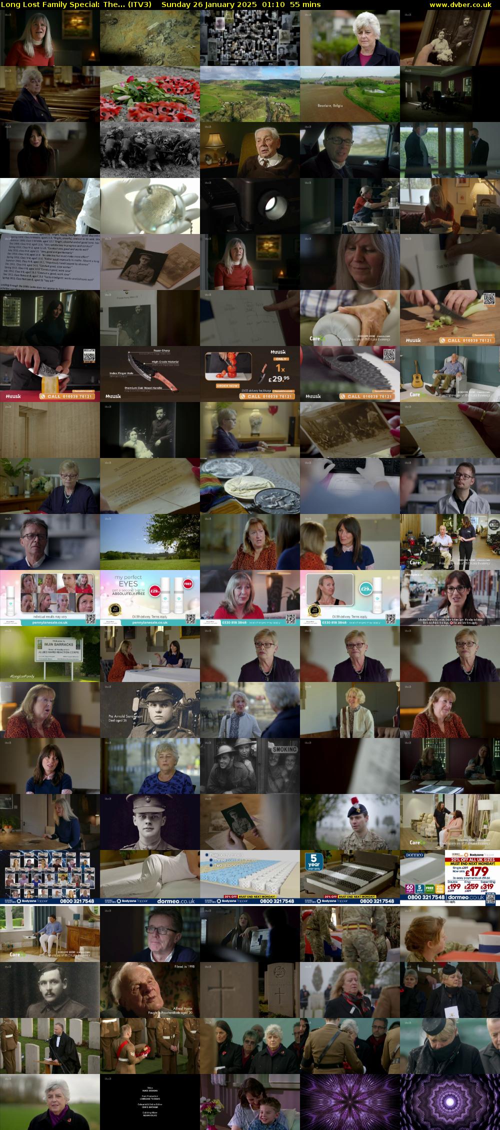Long Lost Family Special: The... (ITV3) Sunday 26 January 2025 01:10 - 02:05