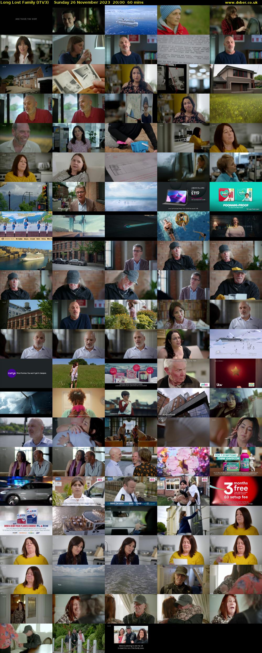 Long Lost Family (ITV3) Sunday 26 November 2023 20:00 - 21:00