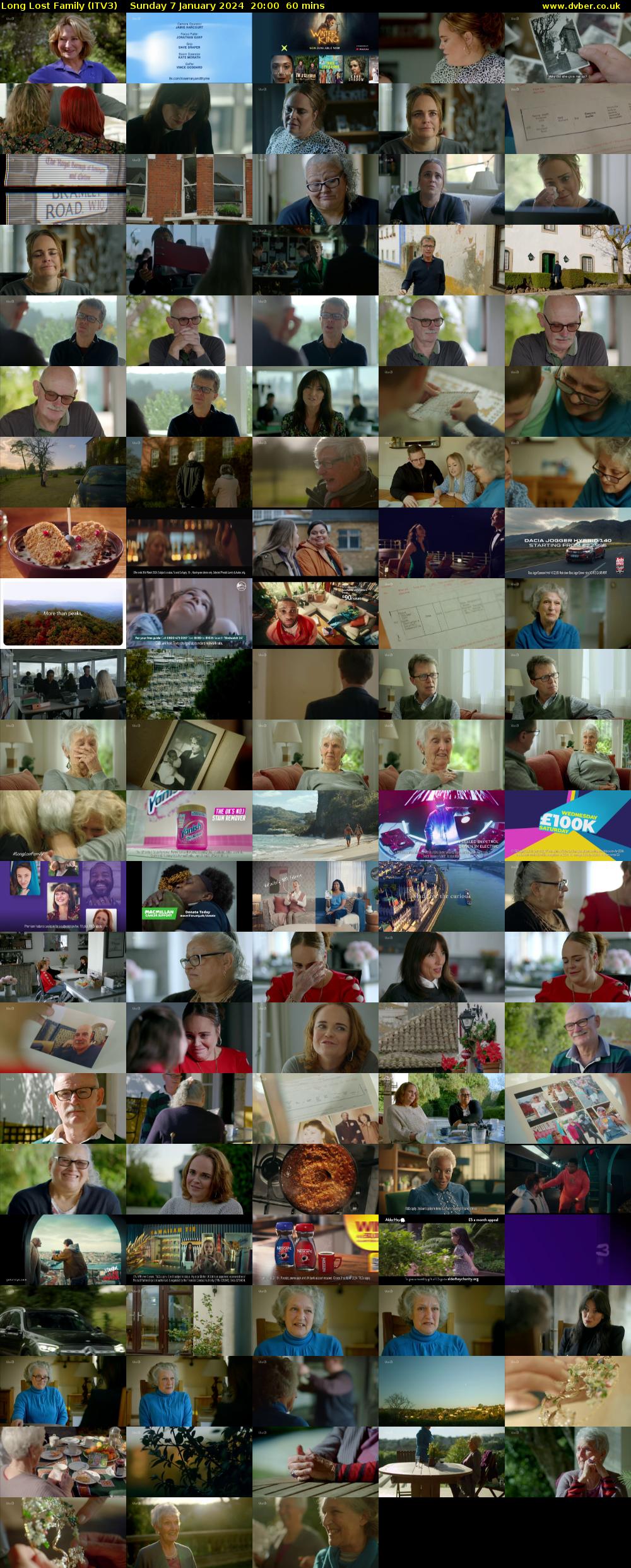 Long Lost Family (ITV3) Sunday 7 January 2024 20:00 - 21:00