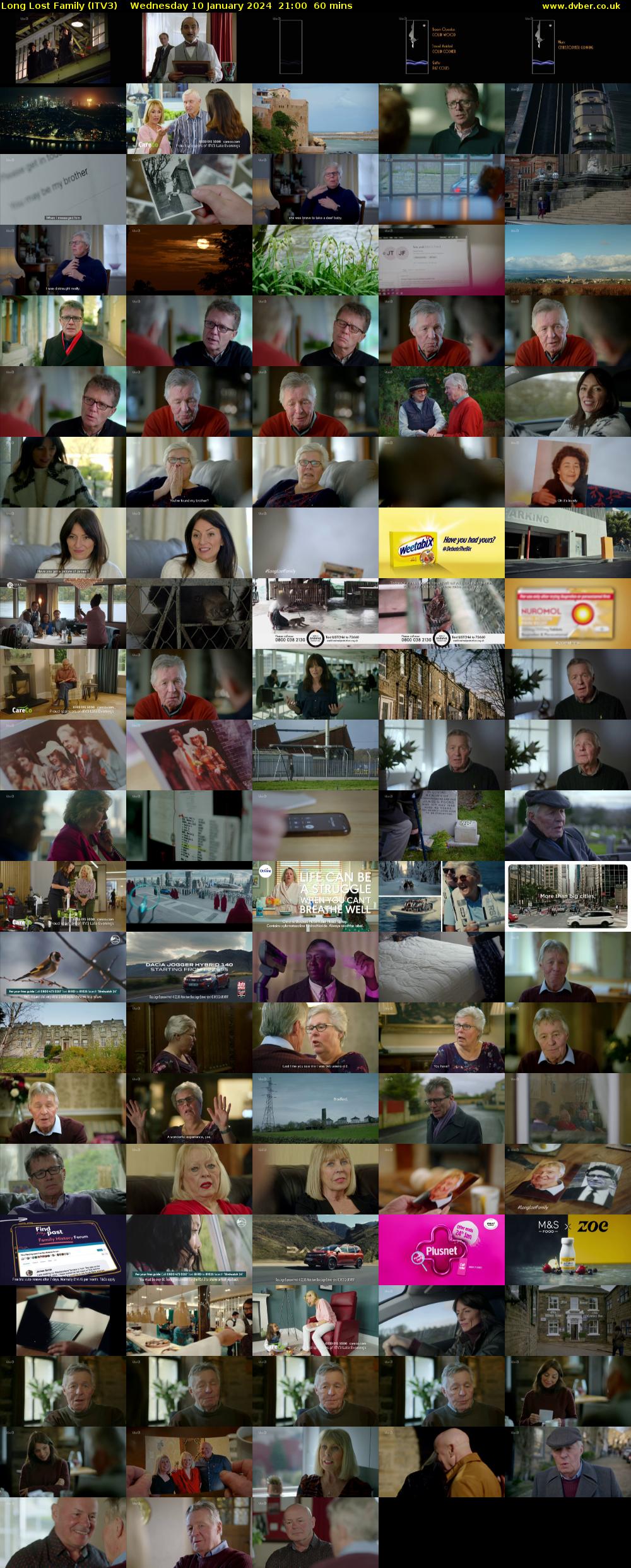 Long Lost Family (ITV3) Wednesday 10 January 2024 21:00 - 22:00