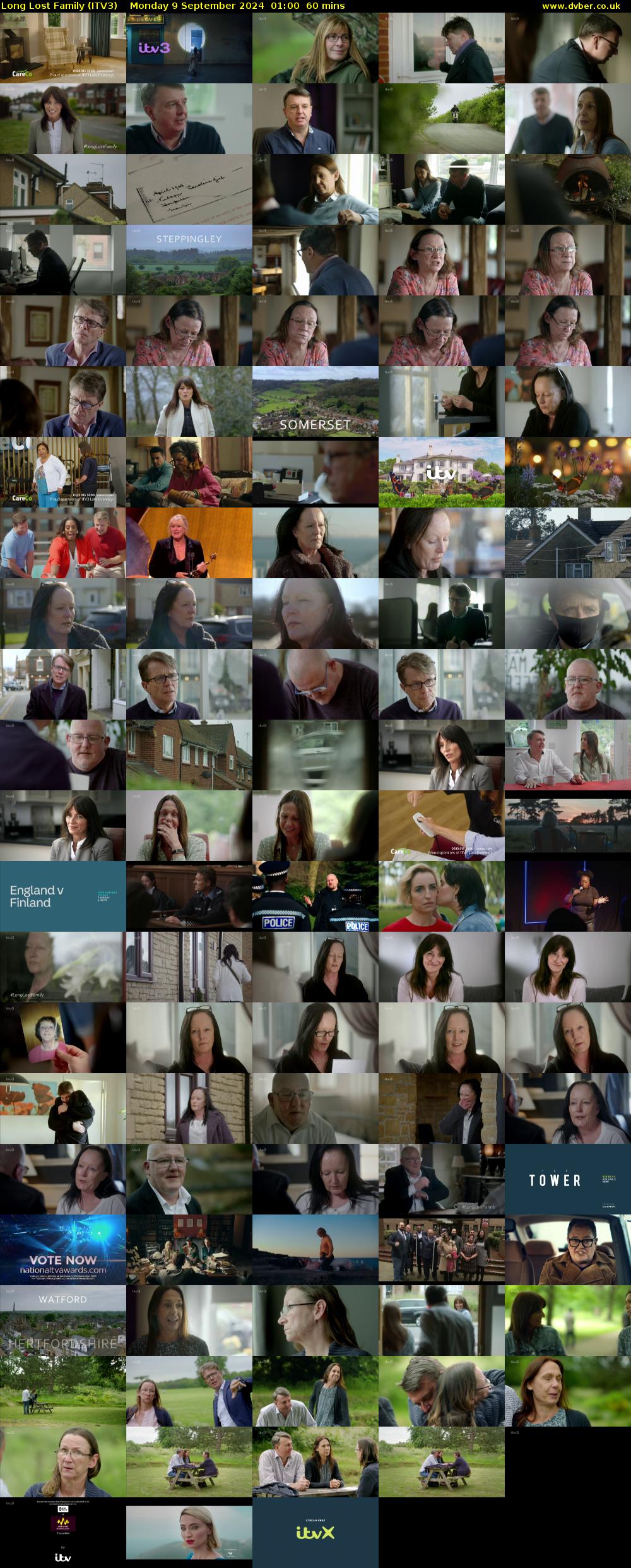 Long Lost Family (ITV3) Monday 9 September 2024 01:00 - 02:00
