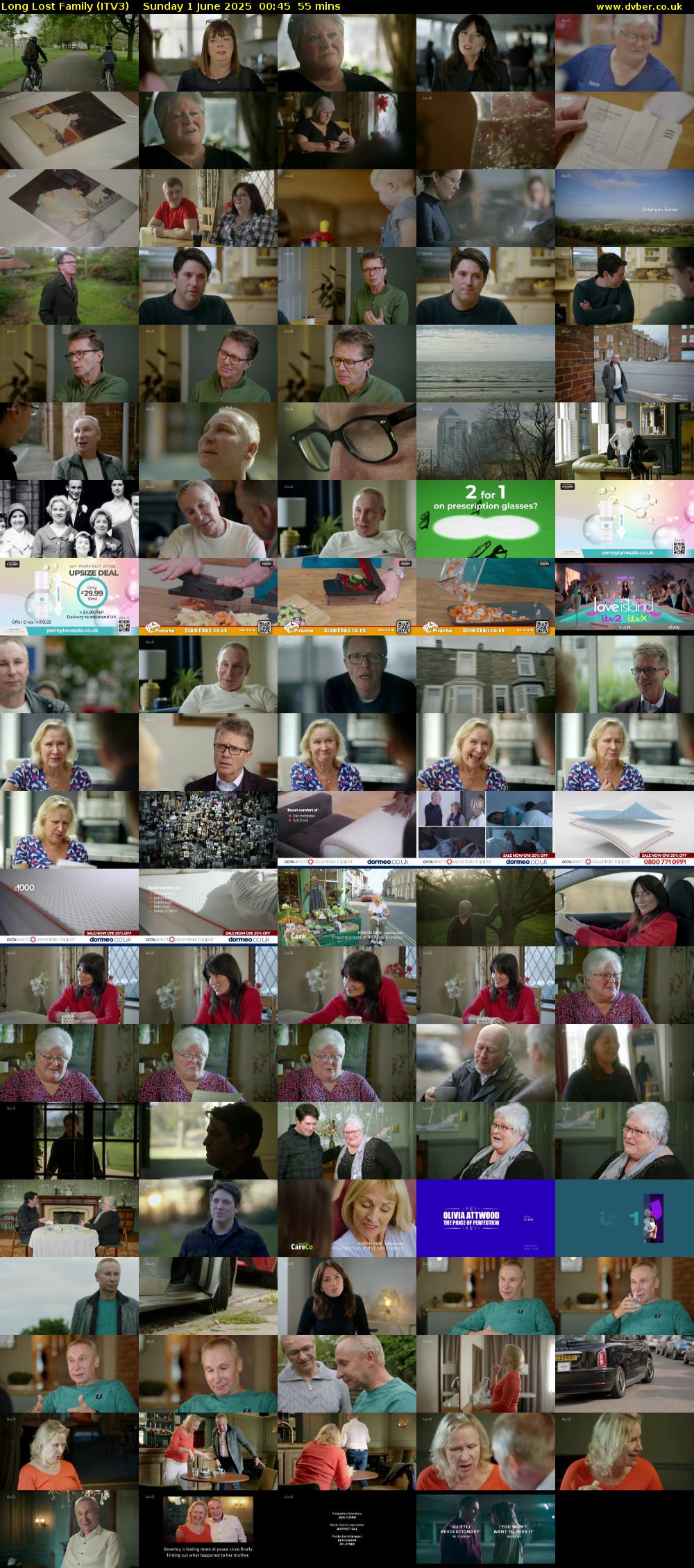 Long Lost Family (ITV3) Sunday 1 June 2025 00:45 - 01:40
