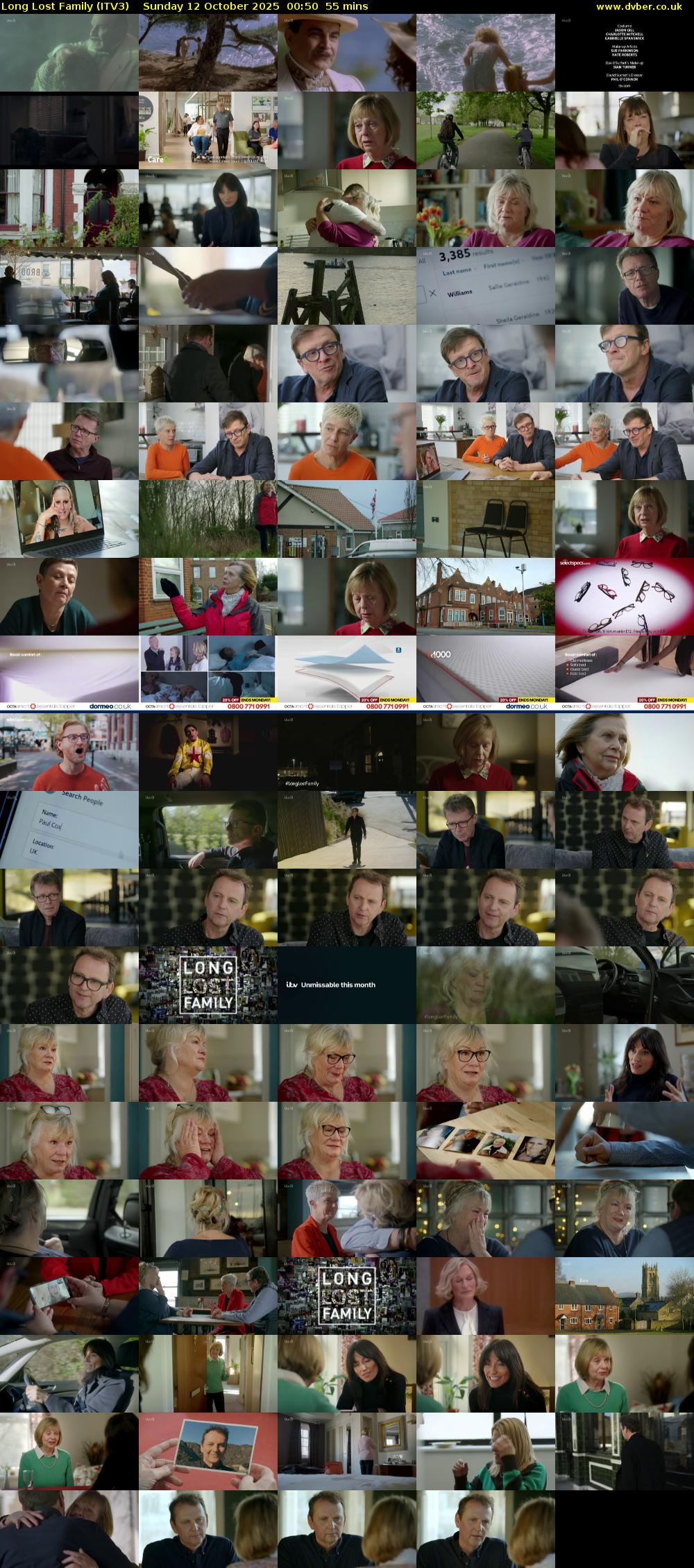 Long Lost Family (ITV3) Sunday 12 October 2025 00:50 - 01:45