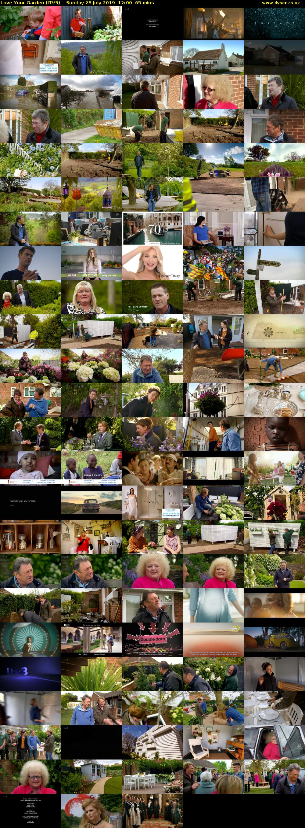 Love Your Garden (ITV3) Sunday 28 July 2019 12:00 - 13:05